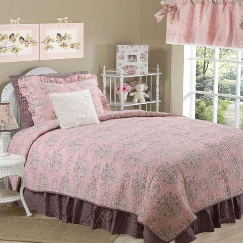 Cotton Tale Nightingale Floral Reversible Quilt Only