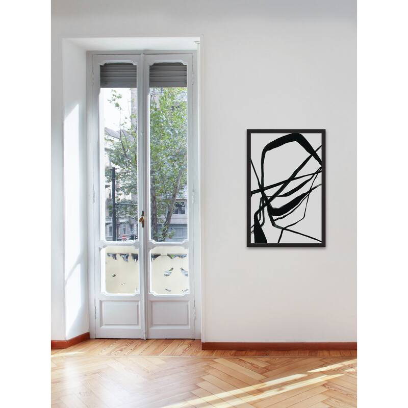 'Nameless' Framed Painting Print - Multi-Color