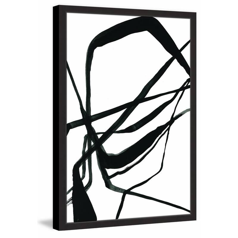 'Nameless' Framed Painting Print - Multi-Color