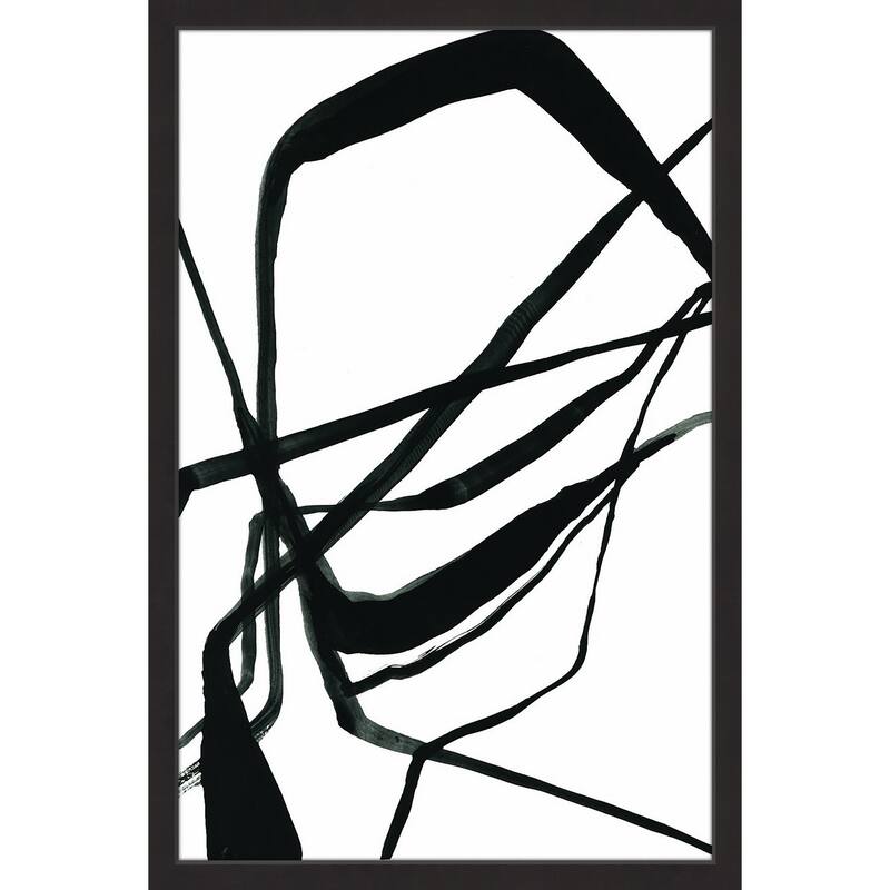 'Nameless' Framed Painting Print - Multi-Color