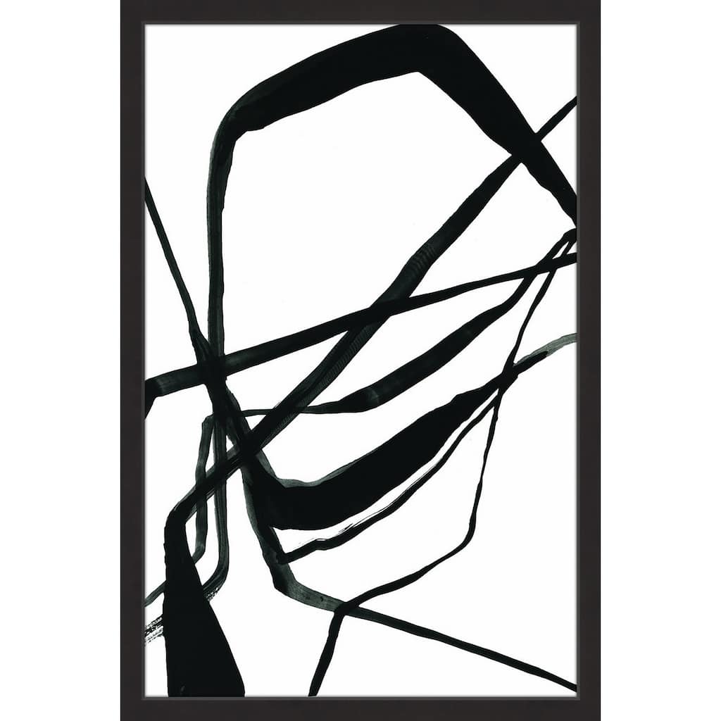 'Nameless' Framed Painting Print - Multi-Color