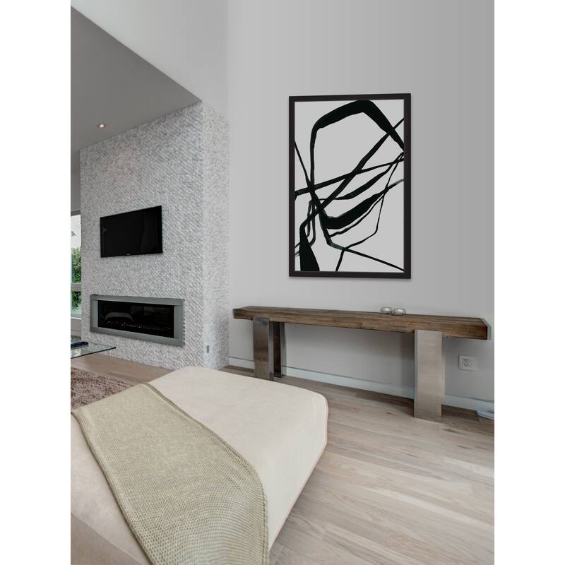 'Nameless' Framed Painting Print - Multi-Color