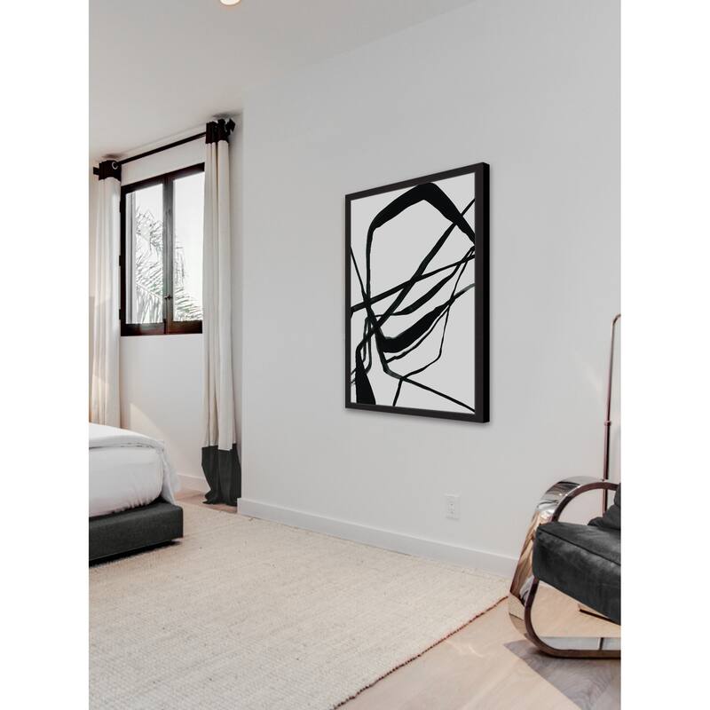 'Nameless' Framed Painting Print - Multi-Color