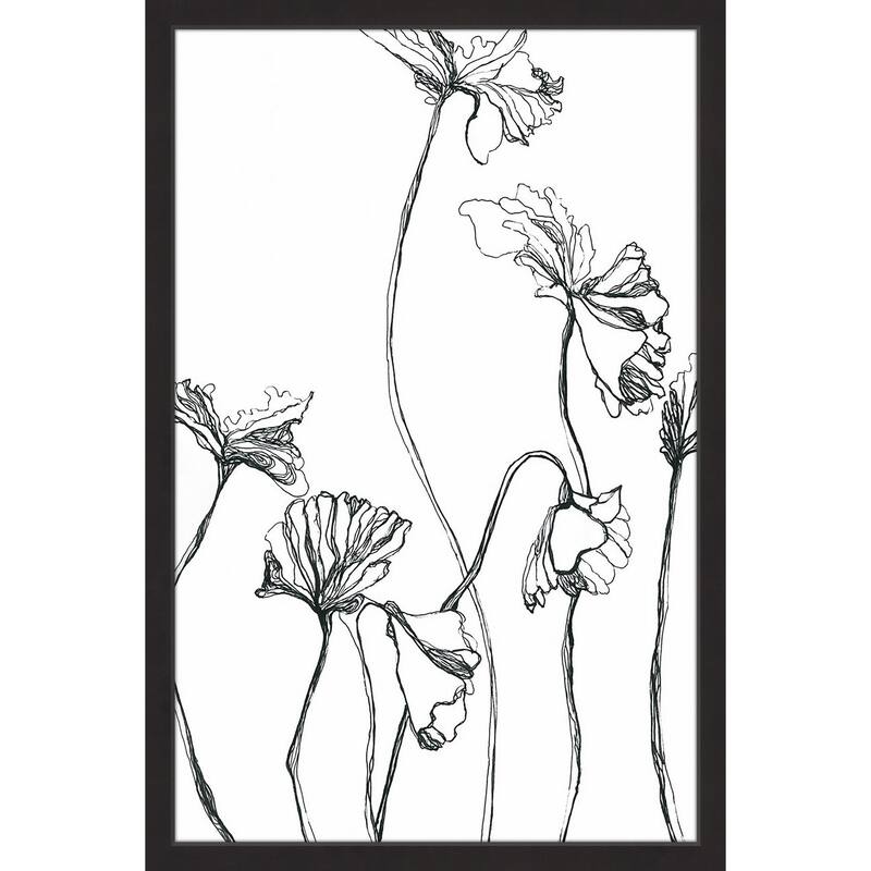 'Lifeless' Framed Painting Print - Multi-Color