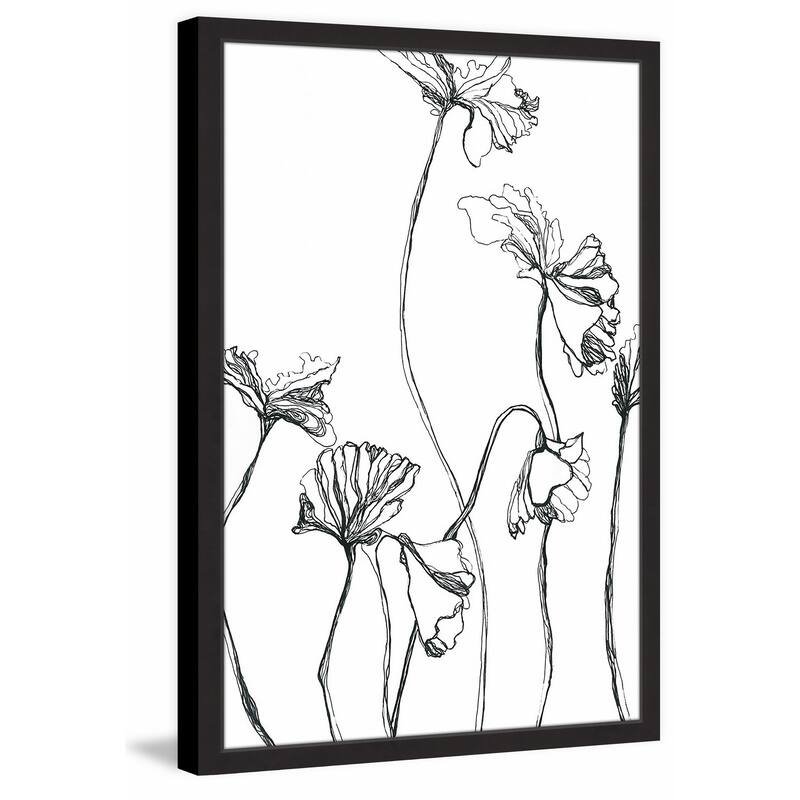 'Lifeless' Framed Painting Print - Multi-Color