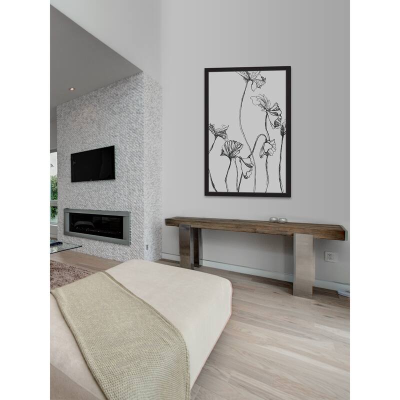 'Lifeless' Framed Painting Print - Multi-Color