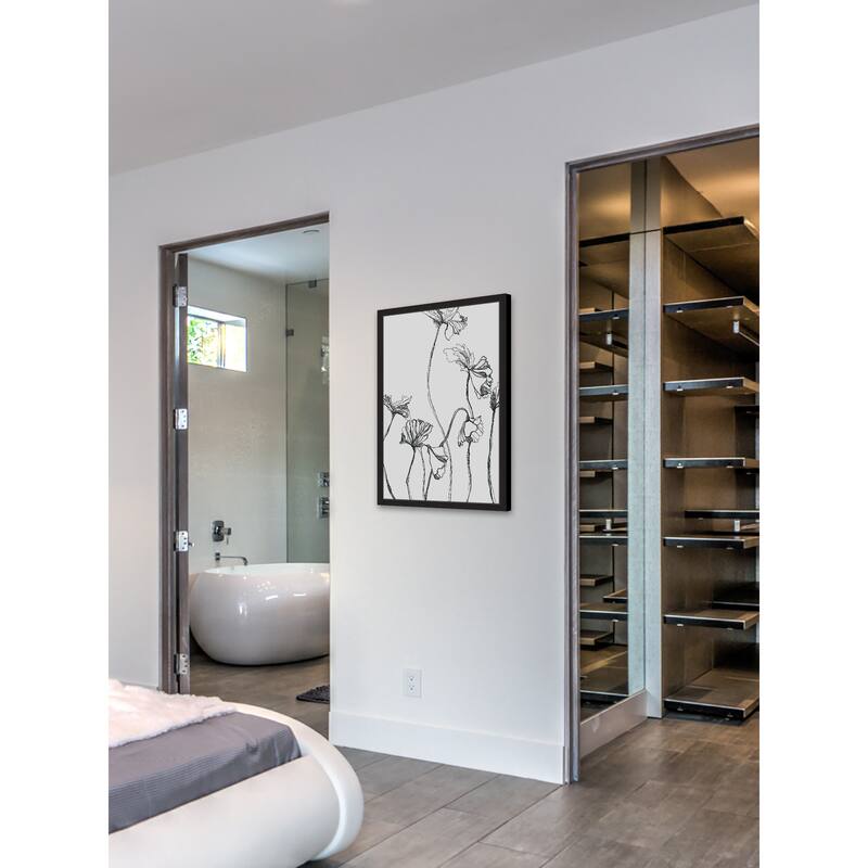 'Lifeless' Framed Painting Print - Multi-Color