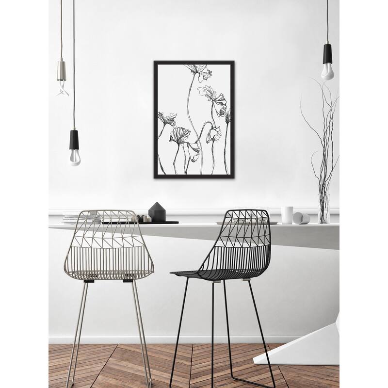 'Lifeless' Framed Painting Print - Multi-Color