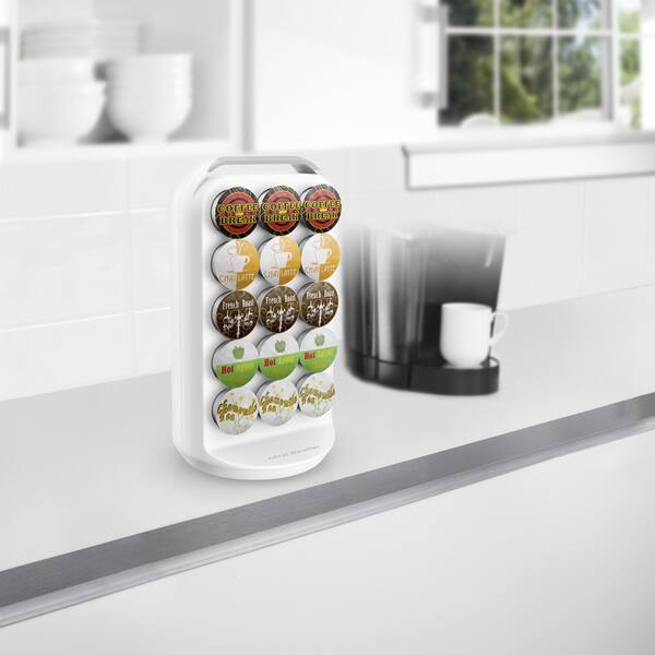 Shop Mind Reader 30 Capacity K Cup Holder Carousel White Free