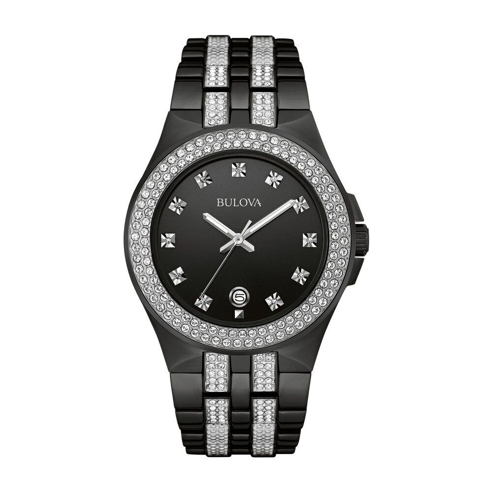 all black bulova watch