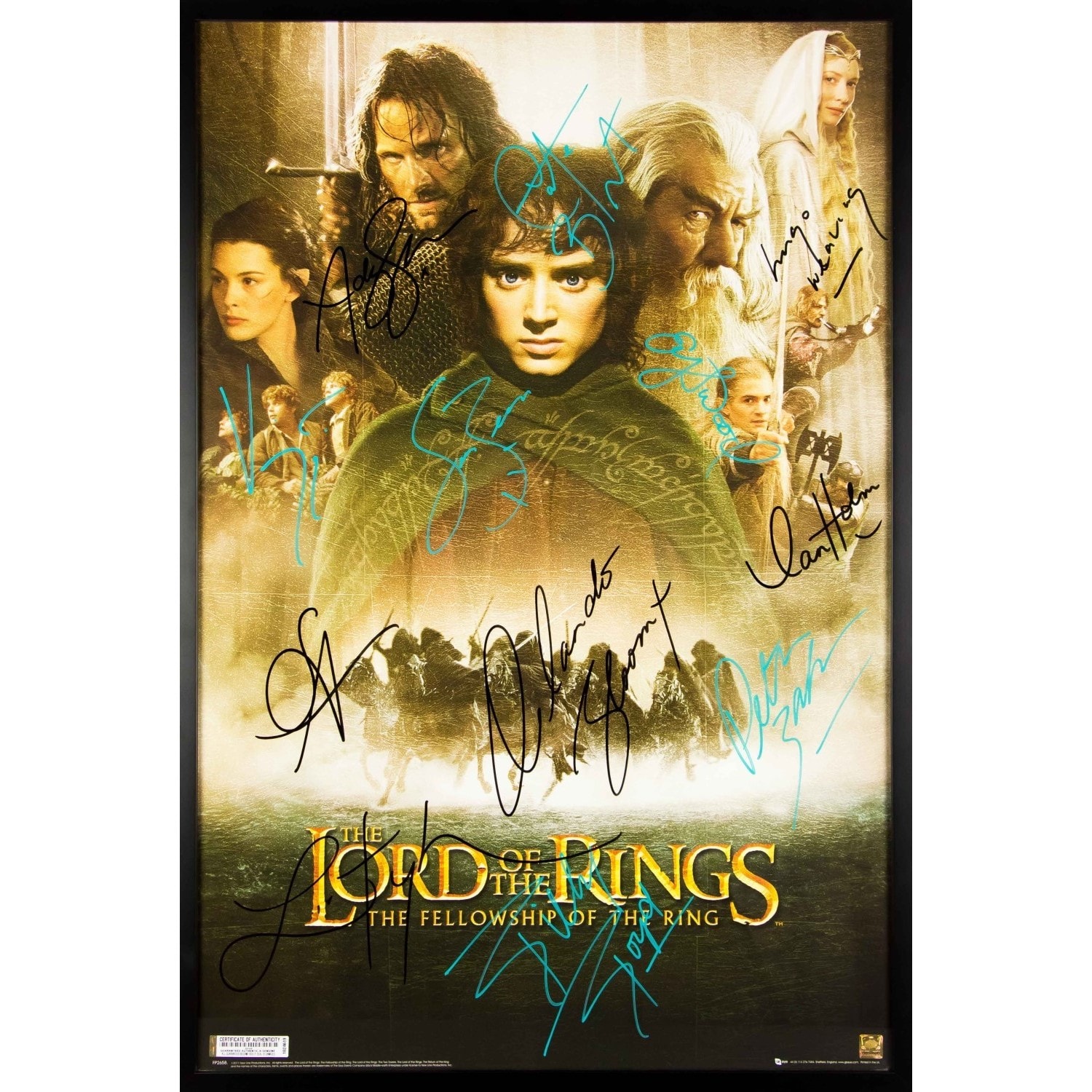 Mounted /& Framed Print Lord Of The Rings Fellowship Of The Ring