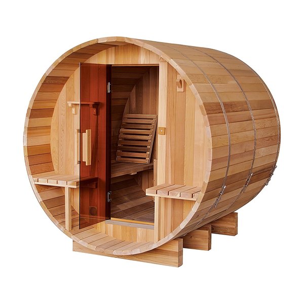 Shop ALEKO 8 Prs Barrel Outdoor Indoor Wet Dry Sauna Front Porch Canopy ...