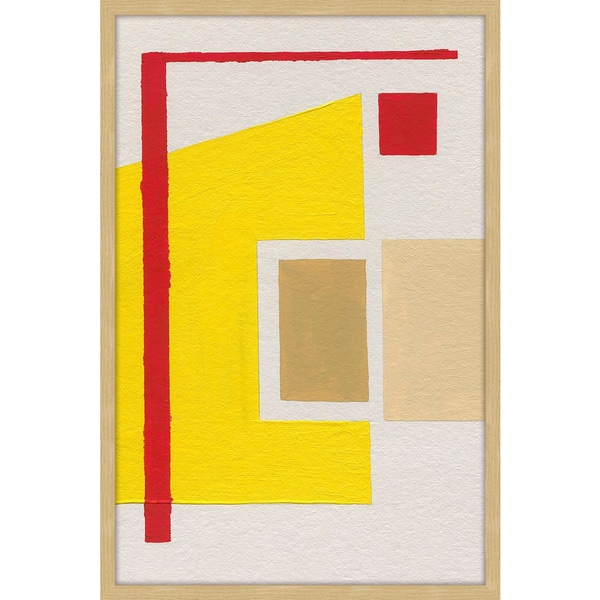 Marmont Hill - Handmade Geometric Design Framed Print. Opens flyout.