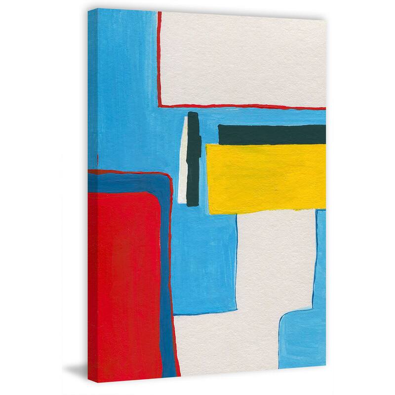 'Secret Passage' Painting Print on Wrapped Canvas - Multi-Color