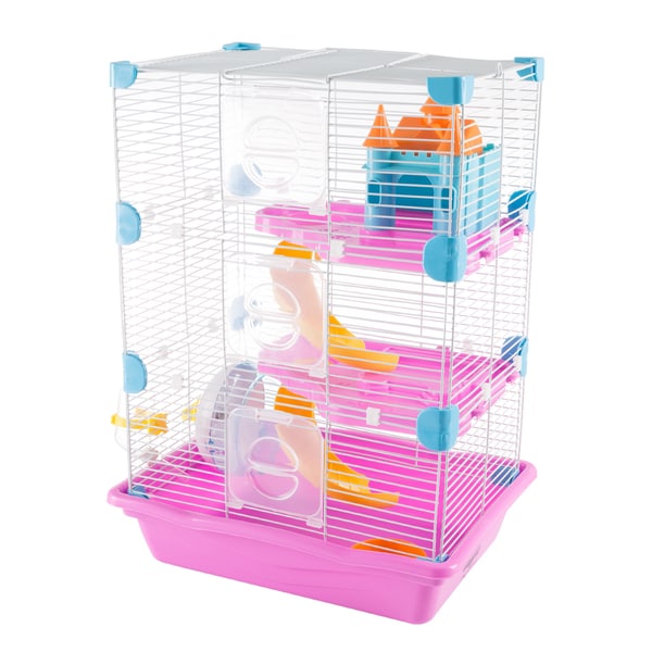 plastic gerbil cage