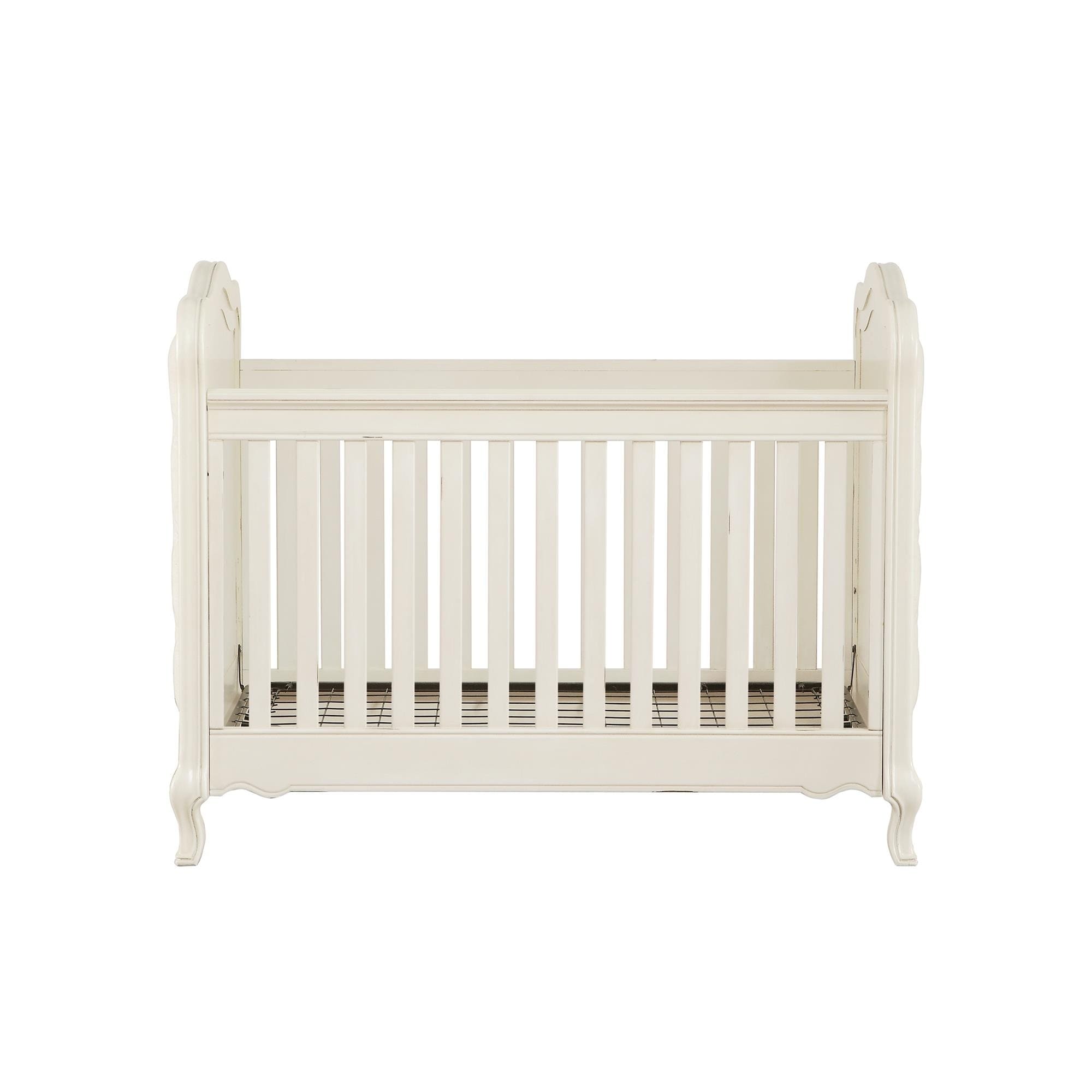 antique white crib