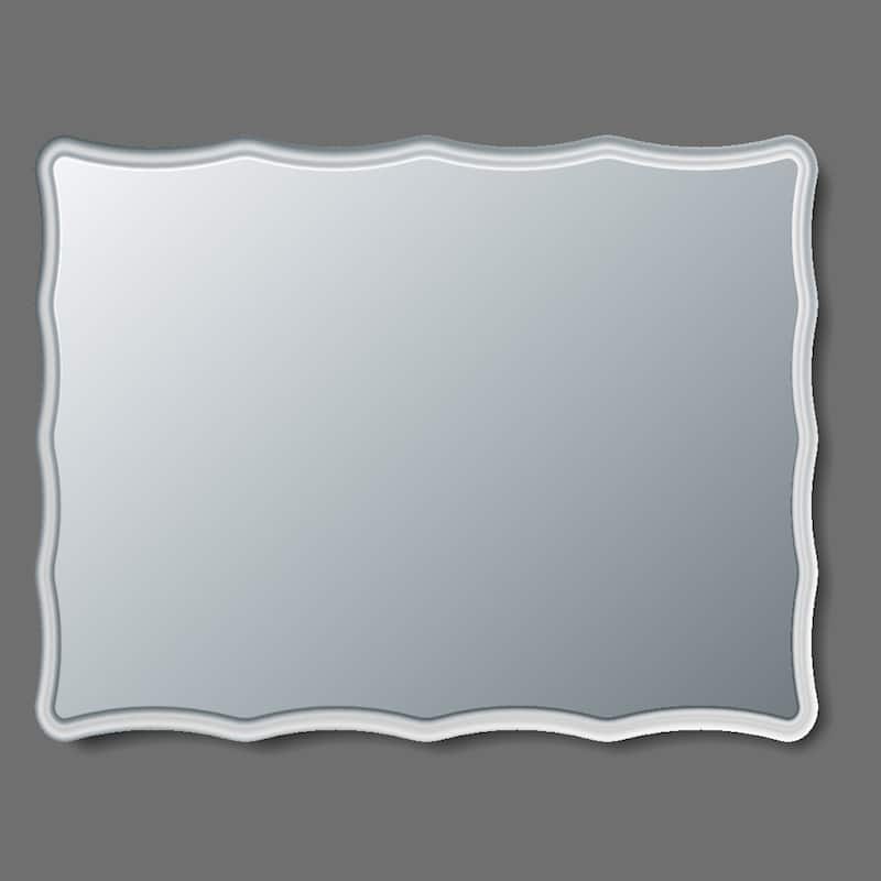 Eviva Curvy 31" Frameless Bathroom Mirror - assembled