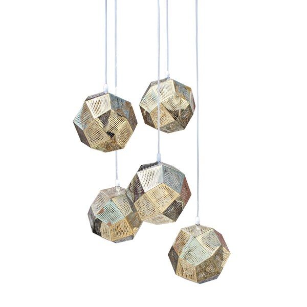 Orbit 5 Light Mini Globe Chandelier