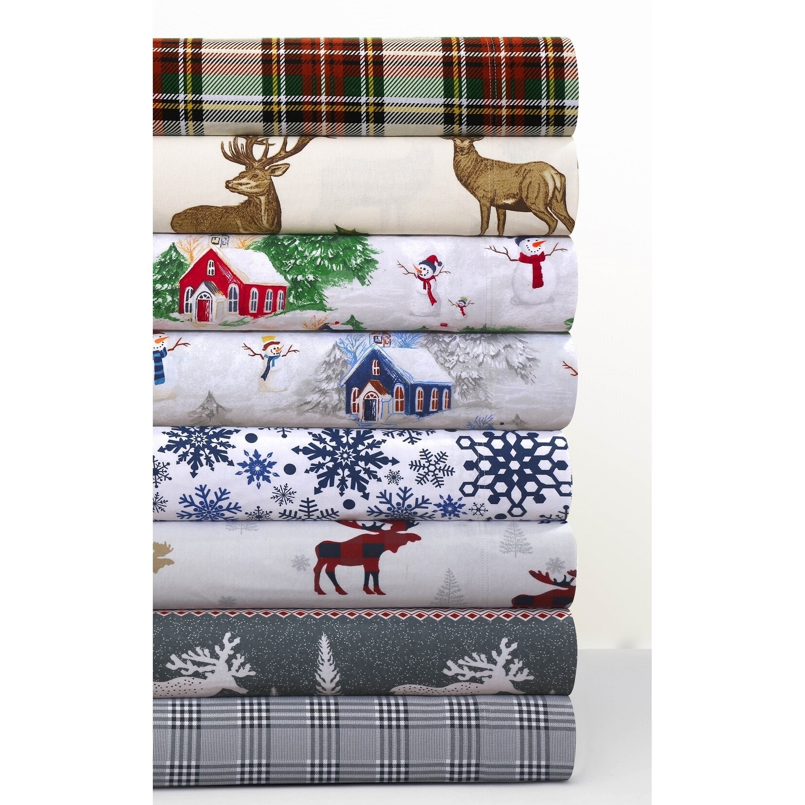 Cozy Flannel Novelty and Holiday Printed Extra Deep Pocket Sheet Set eBay