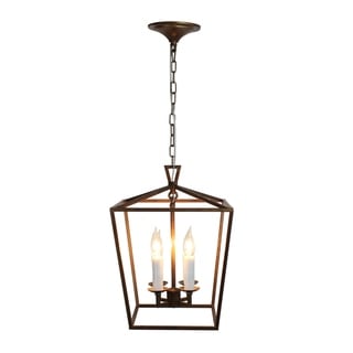The Pentagonal Kitchen Foyer Pendant Chandelier (Rustic Bronze - N/A) - Chandeliers For Bedrooms by Overstock.com