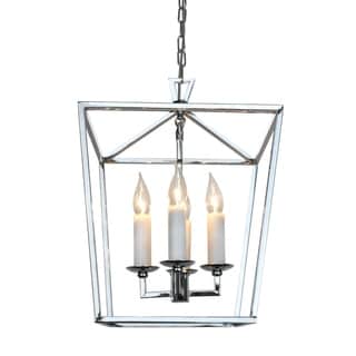The Pentagonal Kitchen Foyer Pendant Chandelier (Chrome - N/A) - Chandeliers For Bedrooms by Overstock.com