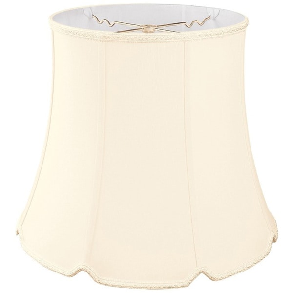 Royal Designs Tall Drum Bottom V Notch Designer Lamp Shade Royal Designs Tall Drum Bottom V Notch Designer Lamp Shade Eggshell 10 X 14 11 5 On Free Shipping Today 18270886
