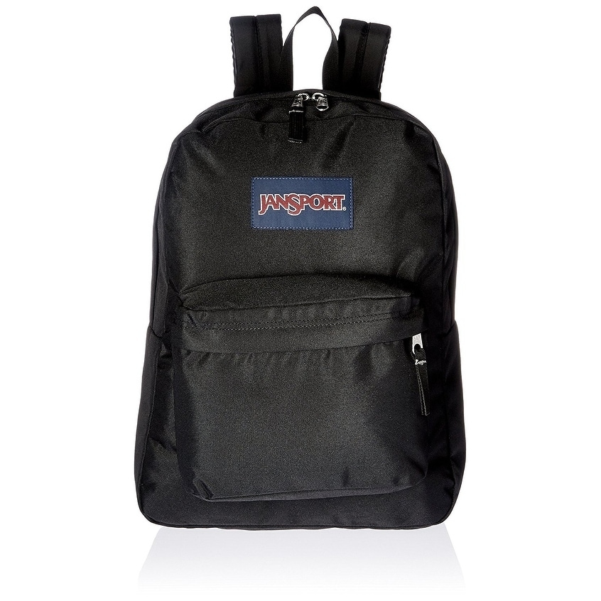 basic black jansport backpack