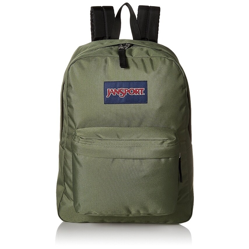 muted green jansport backpack