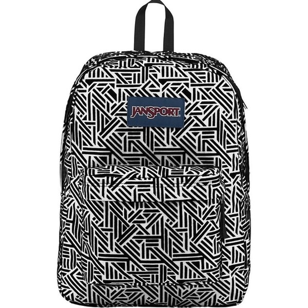 jansport black and white