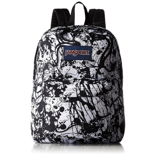 Shop Jansport Superbreak Backpack Black Paintball Js00t5010jr