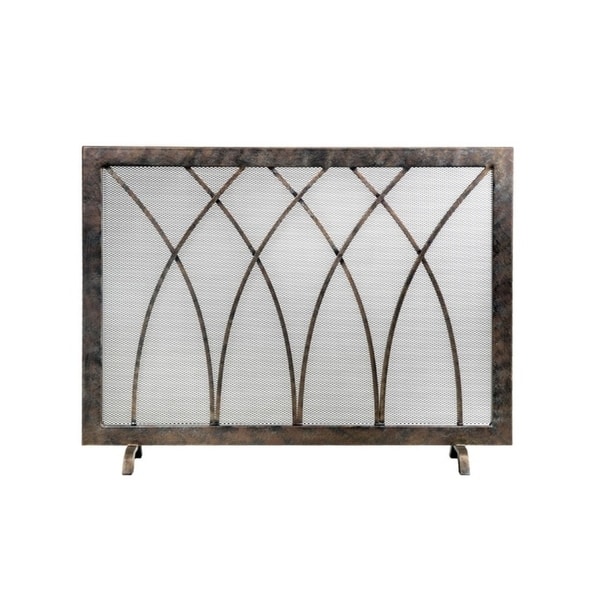 Shop Ornamental Designs Hansel Fireplace Screen Ships To Canada