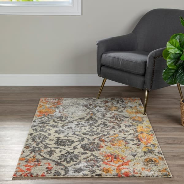 Shop Addison Platinum Collection Grey Ivory Orange