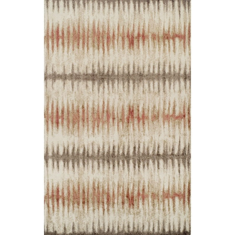 Addison Blair Spice/Rust/Taupe Tribal Striped Area Rug (8'2 x 10') - 8'2"X10'