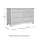 preview thumbnail 3 of 1, Evolur Cheyenne and Santa Fe Double Dresser