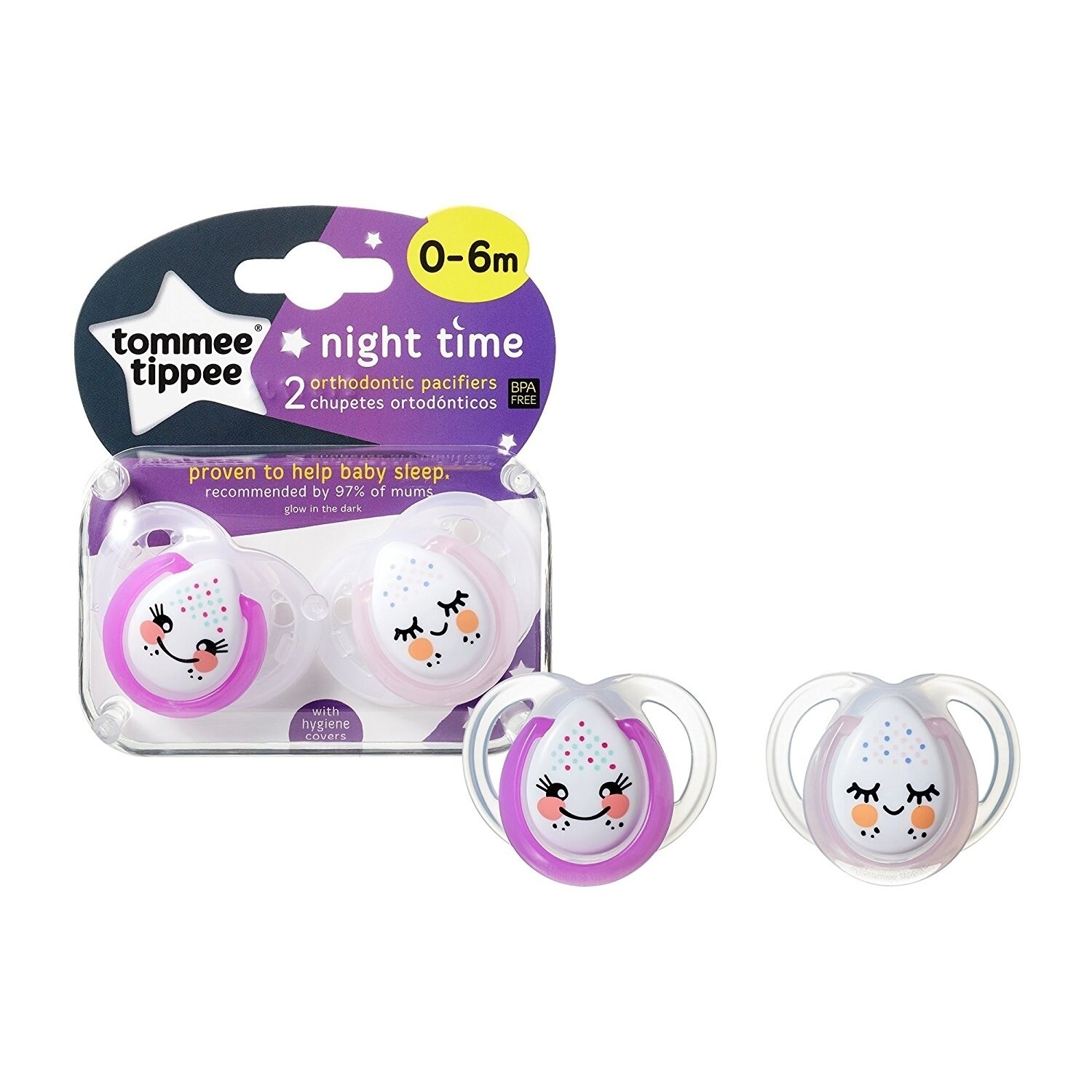 tommee tippee glow in dark dummies