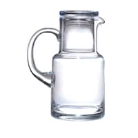 Generic Bamesi Bedside Water Carafe with Glass Set – Glass Carafe 16 oz Cup  4.5 oz - Bedside Carafe Pitcher and Cup - Night Carafe with Glass 