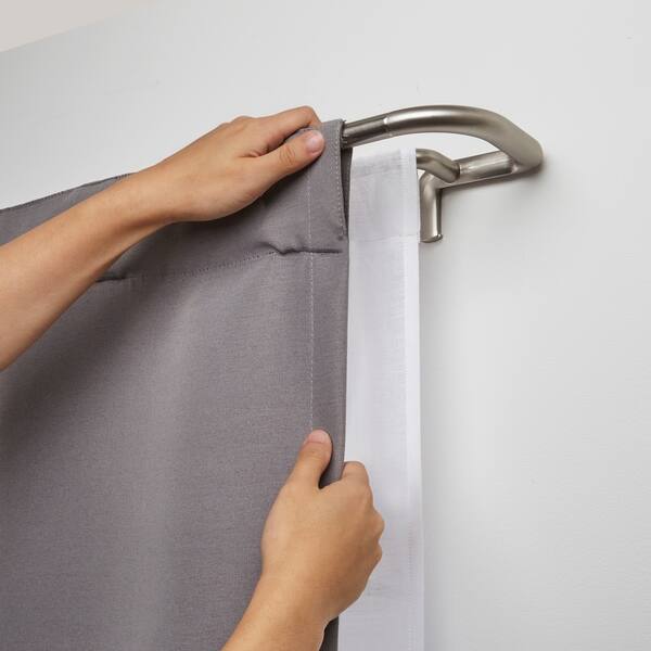 Shop Umbra Twilight Room Darkening Double Curtain Rod Free