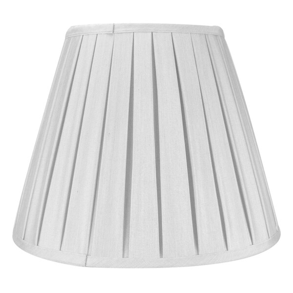 8x14x11 Empire Box Pleat Shade Grey