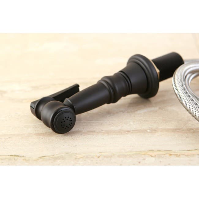 Three-hole Kitchen Faucet with Sprayer