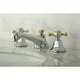 preview thumbnail 1 of 0, Metropolitan Chrome and Polished Brass Bath Faucet