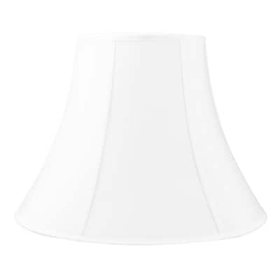 10x20x15 White Bell Shantung Shade