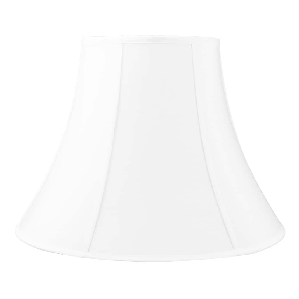 10x20x15 White Bell Shantung Shade