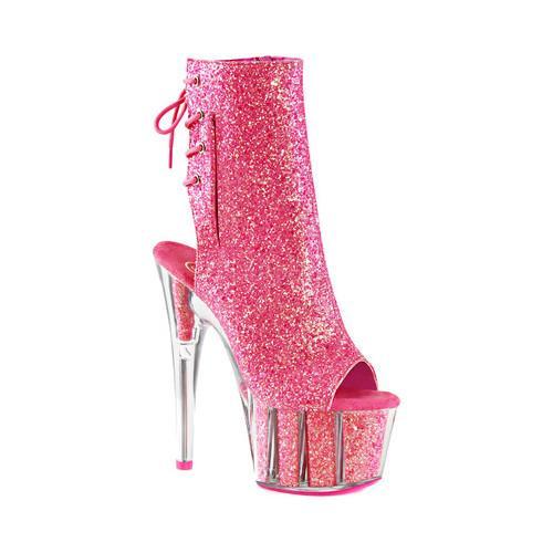 pink sparkly ankle boots