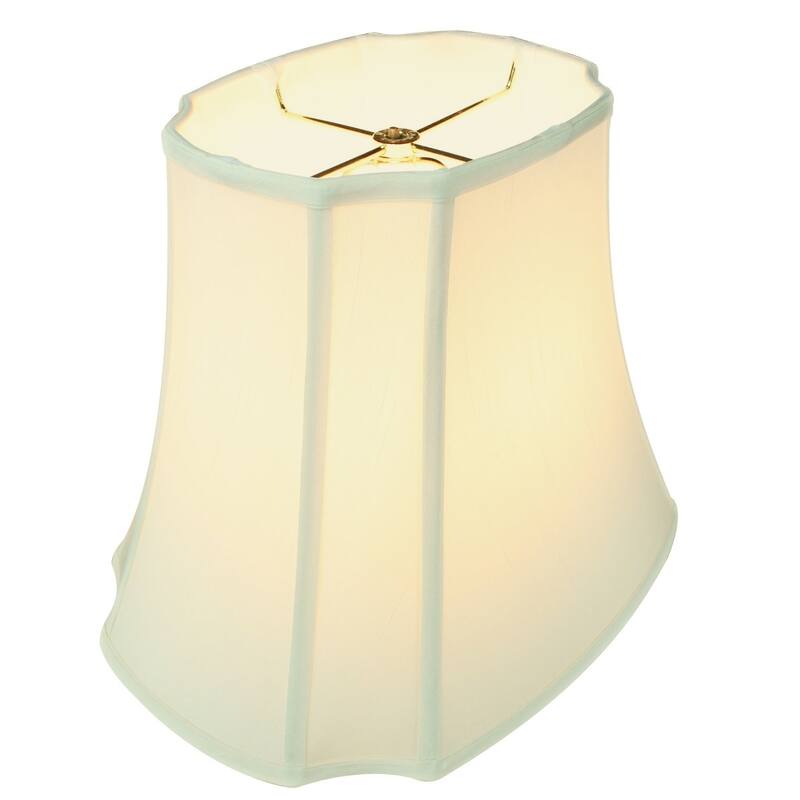 7x12x12 French Oval Piped Egg Shell Lampshade
