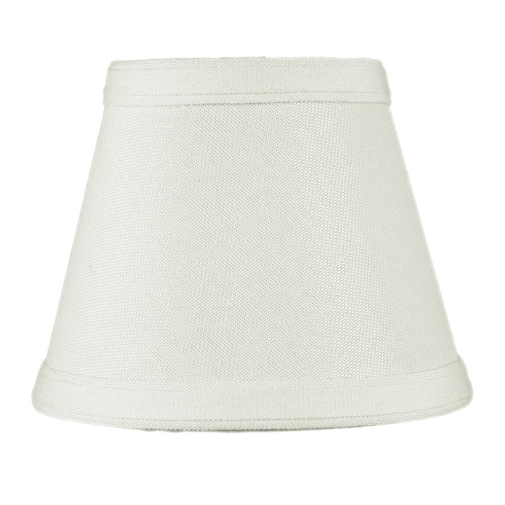 3x5x4 Clip-on Candelabra Lamp Shade Light Oatmeal