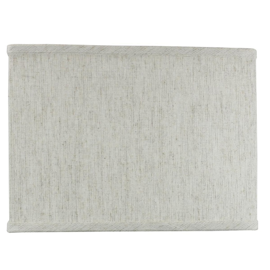 Rectangular Drum Lampshade (6.5x12) (6.5x12) x 9 Textured Oatmeal
