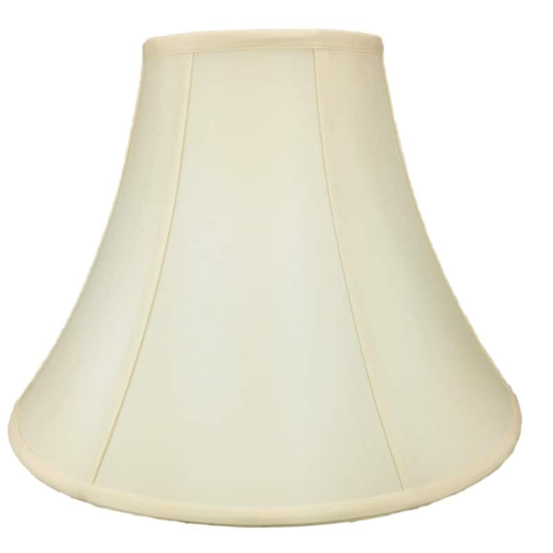8x17x12 Egg Shell Shantung Lamp Shade with White liner