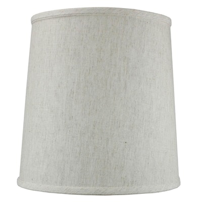 Textured Oatmeal Drum Shantung Shade