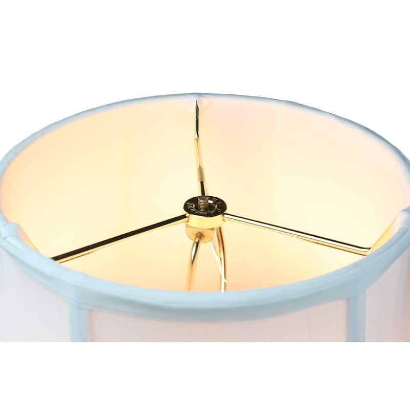 9x18x13.5 White Bell Shantung Lampshade