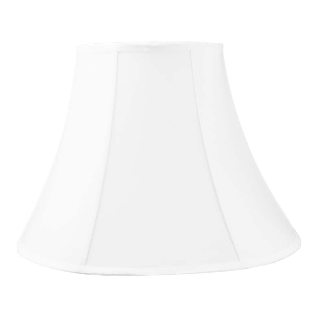 9x18x13.5 White Bell Shantung Lampshade